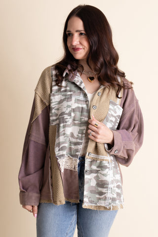 Long Time Coming Oversized Jacket