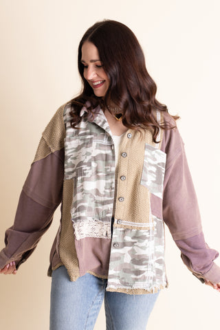 Long Time Coming Oversized Jacket