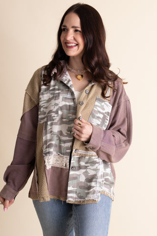 Long Time Coming Oversized Jacket