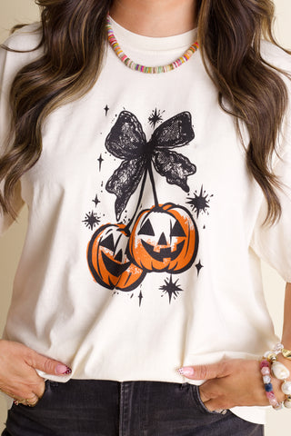 Jack O Lantern Bow Tee *Final Sale*
