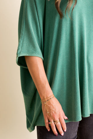 Choose Joy Mineral Washed Top