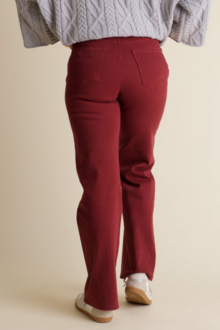 Work Mode High Rise Wide Leg Jeans