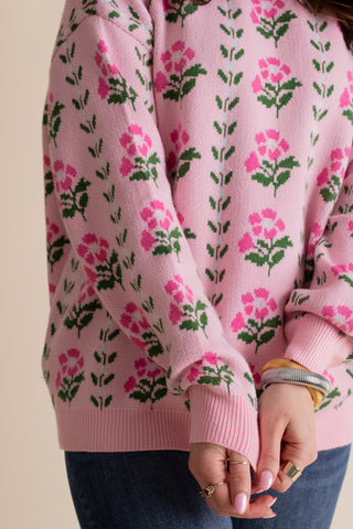 Happy Heart Knit Sweater