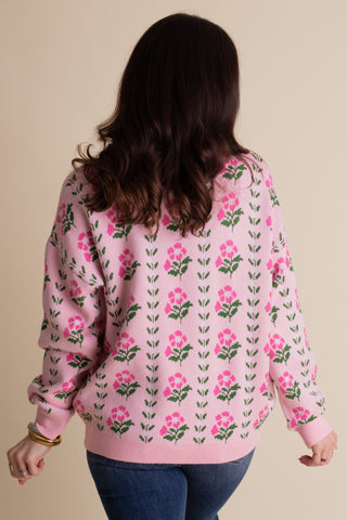 Happy Heart Knit Sweater