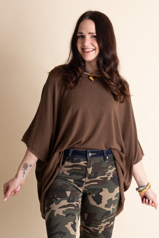 Choose Joy Mineral Washed Top