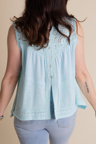 Smile More Sleeveless Top