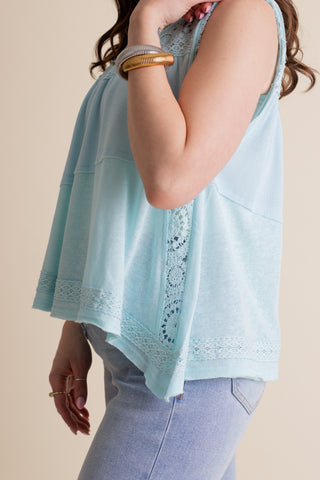 Smile More Sleeveless Top