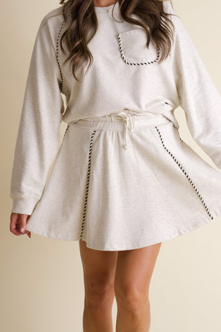 Fearless Sweatshirt and Skort Set