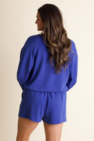 Be Bold Luxe Modal Sweatshirt and Shorts Set