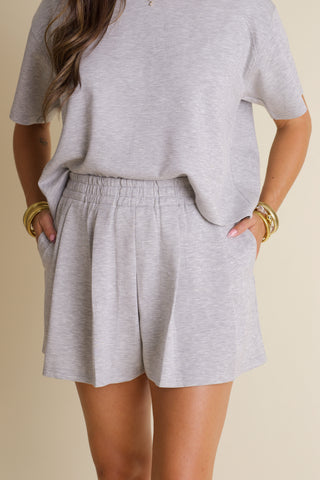 Break Through Luxe Scuba Tee and Shorts Set