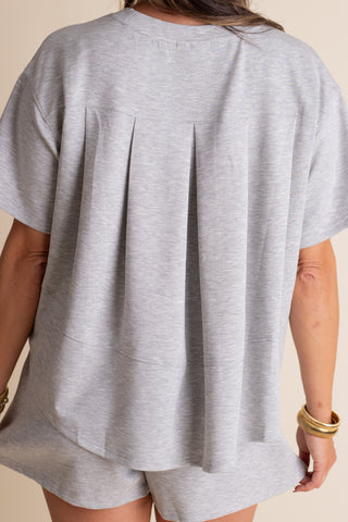 Break Through Luxe Scuba Tee and Shorts Set