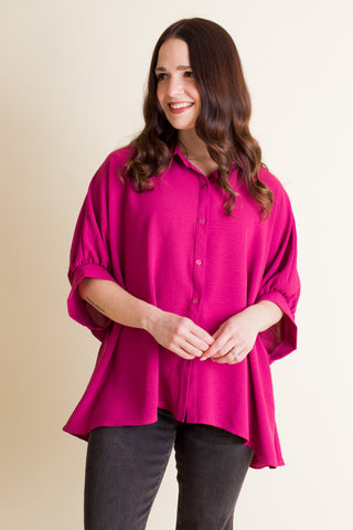 Boss Babe Button Up Airflow Top