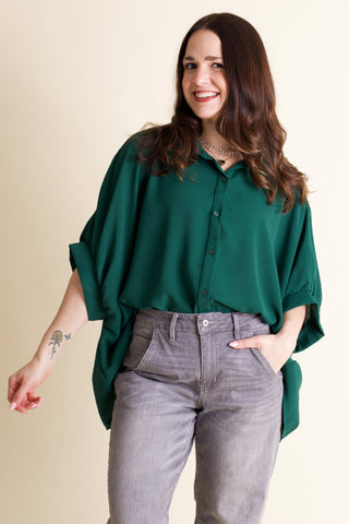 Boss Babe Button Up Airflow Top