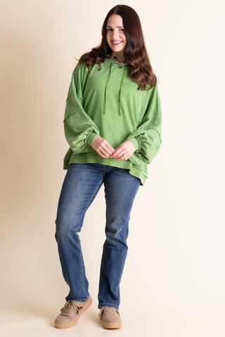 Keep Climbing Washed Pullover