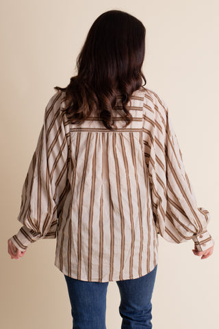 Wide Awake Button Down Top