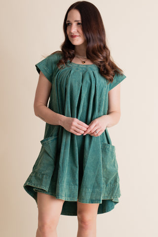 Shine On Corduroy Swing Dress