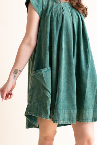 Shine On Corduroy Swing Dress