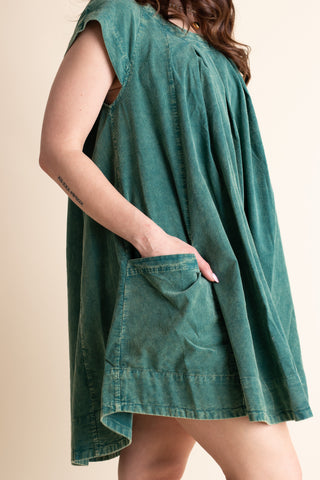 Shine On Corduroy Swing Dress