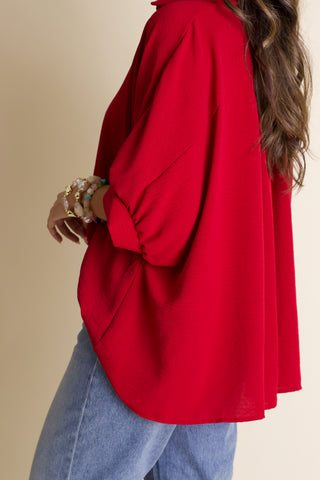 Boss Babe Button Up Airflow Top