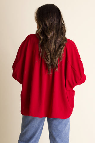 Boss Babe Button Up Airflow Top