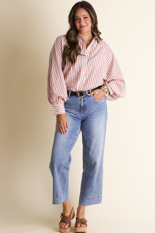 Make A Deal Button Down Top