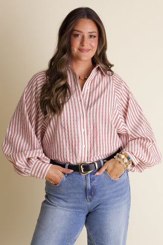 Make A Deal Button Down Top