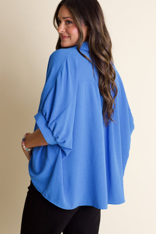 Boss Babe Button Up Airflow Top