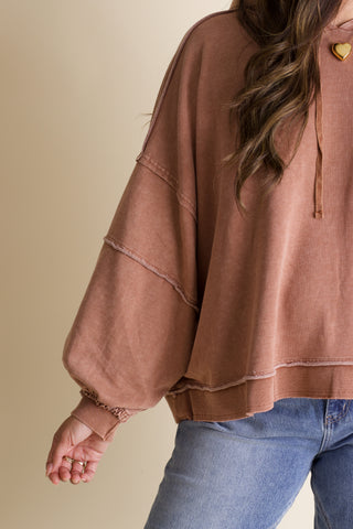 Keep Climbing Washed Pullover