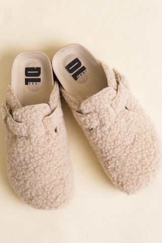 Magnolias Sherpa Slip-On Clogs