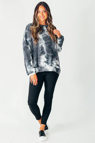 Feeling Like This Chenille Tie Dye Pullover