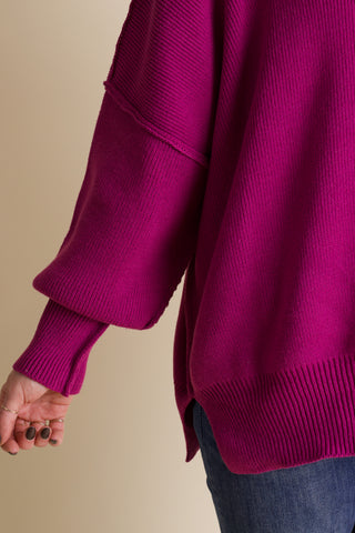 Slow Mornings Oversized Sweater