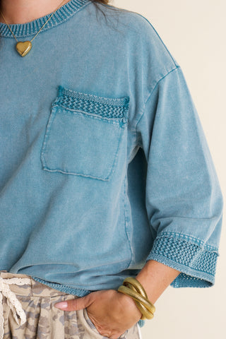 Waiting Game Mineral Wash Top