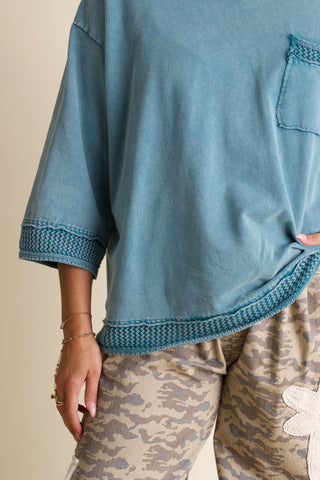 Waiting Game Mineral Wash Top