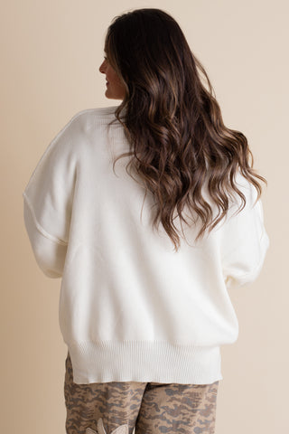 Slow Mornings Oversized Sweater