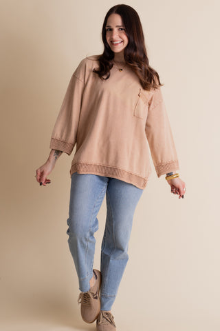 Waiting Game Mineral Wash Top