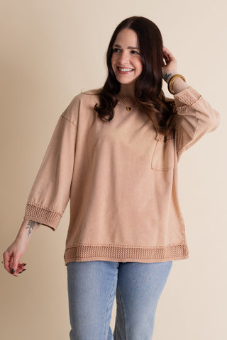 Waiting Game Mineral Wash Top