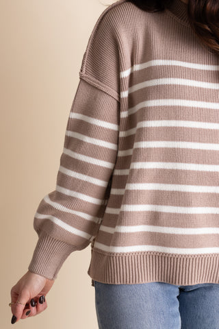 Fall Vibes Striped Sweater