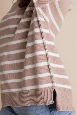 Fall Vibes Striped Sweater