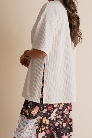 Classic Cutie Cable Rib Top