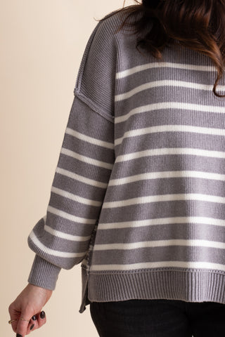 Fall Vibes Striped Sweater