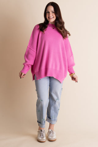 Slow Mornings Oversized Sweater