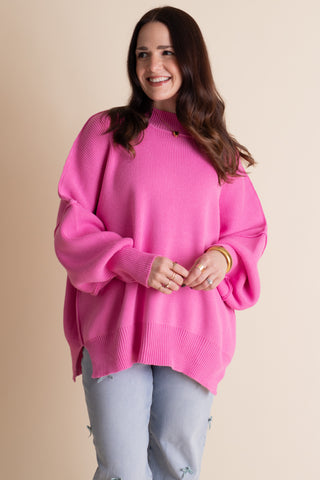 Slow Mornings Oversized Sweater