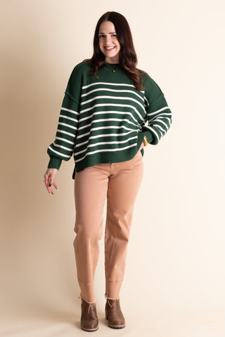 Fall Vibes Striped Sweater