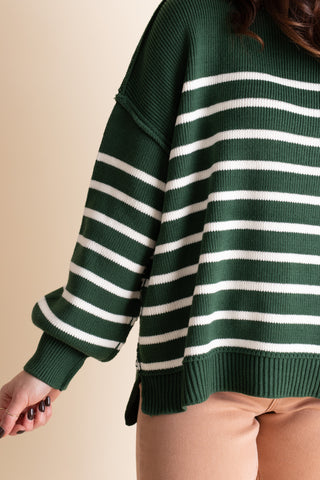 Fall Vibes Striped Sweater