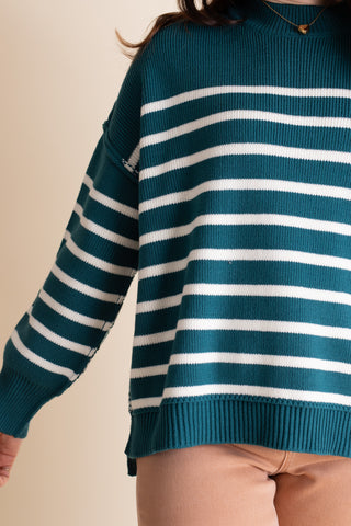 Fall Vibes Striped Sweater