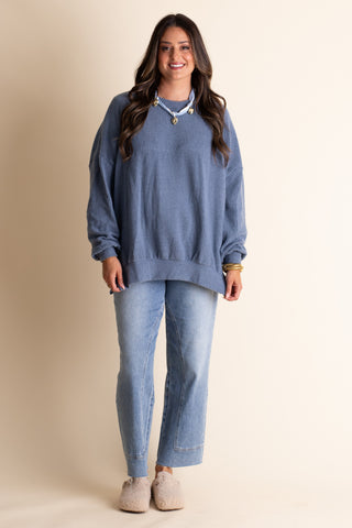 Feeling Like This Luxe Brushed Ribbed Top