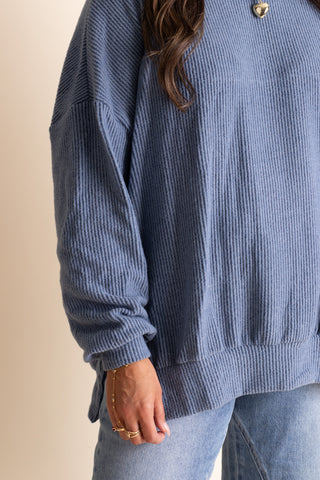 Feeling Like This Luxe Brushed Ribbed Top