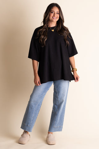 Classic Cutie Cable Rib Top