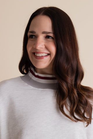 Making Waves Mock Neck Sweatshirt