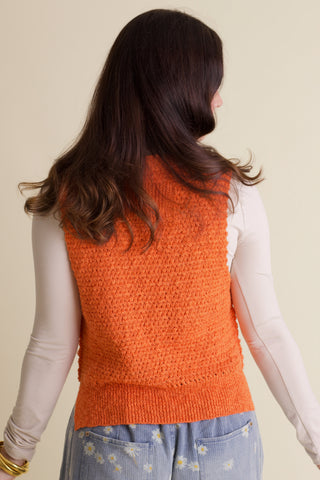 Step Inside Button Up Sweater Vest